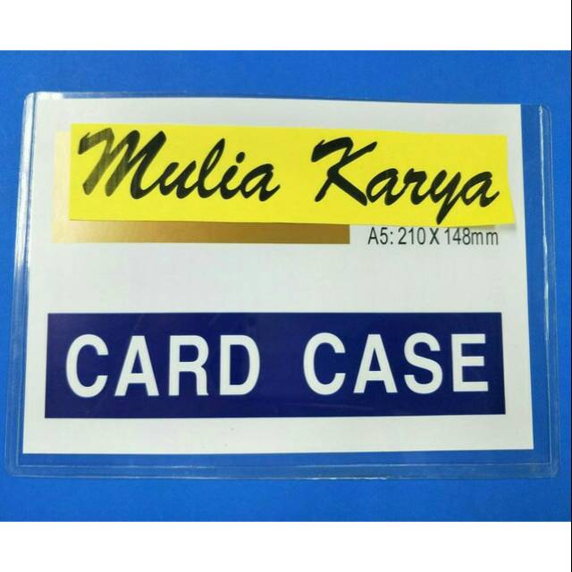 Plastik id card A5  ( 3 pc ) / plastik card case A5  ( 3 pc )