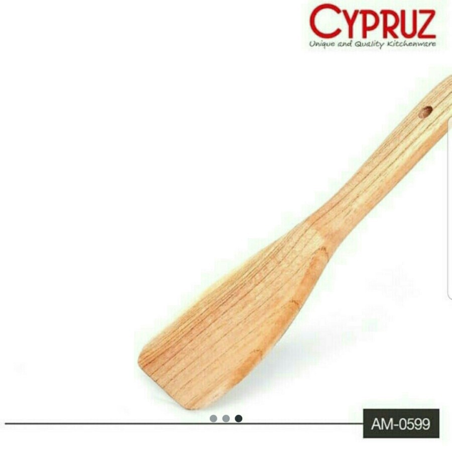 CYPRUZ - AM 0599 KH - Centong Kayu Mahoni Persegi / Utensil Mahoni Centong Kayu