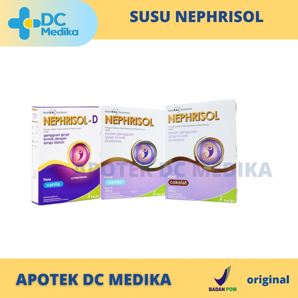 SUSU NEPHRISOL / NEPHRISOL D / NEPHRISOL VANILA / NEPHRISOL COKLAT