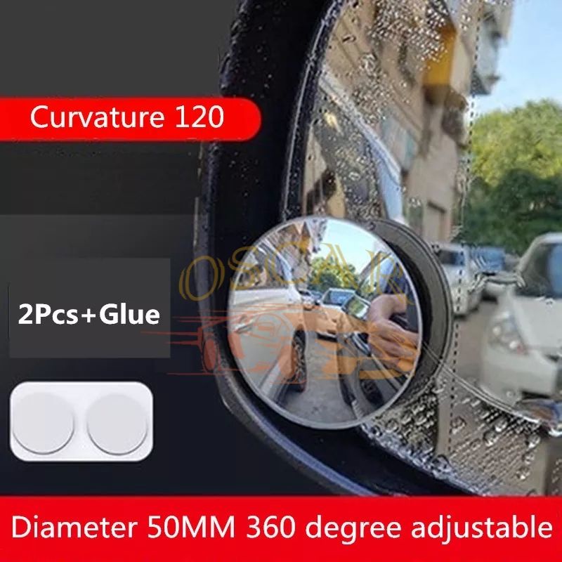 Kaca Spion Cermin Tambahan Blind Spot 360 Mirror 2 In 1 Adjustable