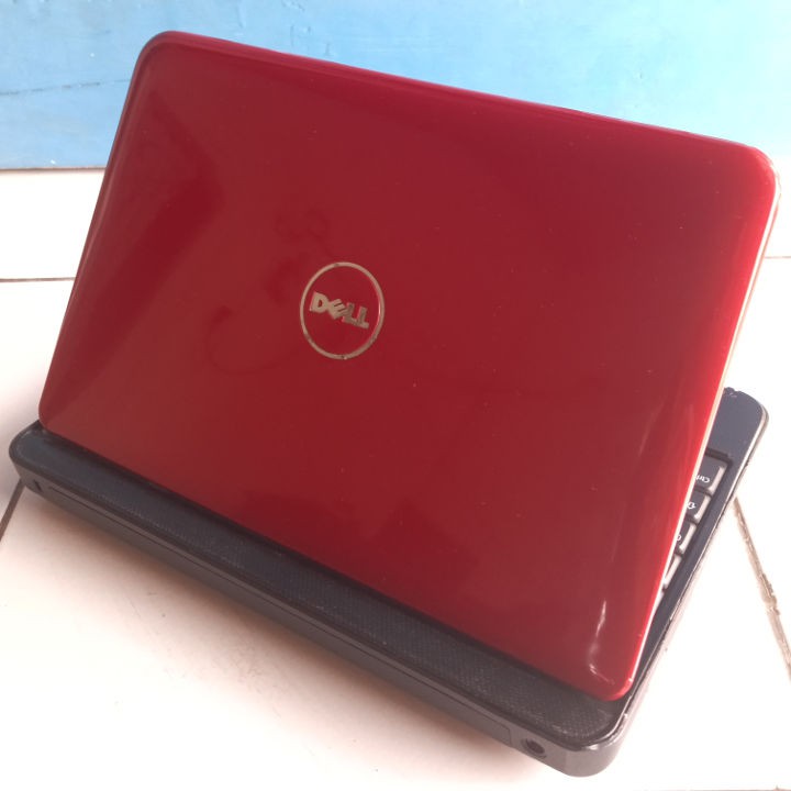 Dell Inspiron Mini 1018 Warna Merah RAM 2GB HDD 250GB Netbook Second Notebook Bekas Intel Bluetooth