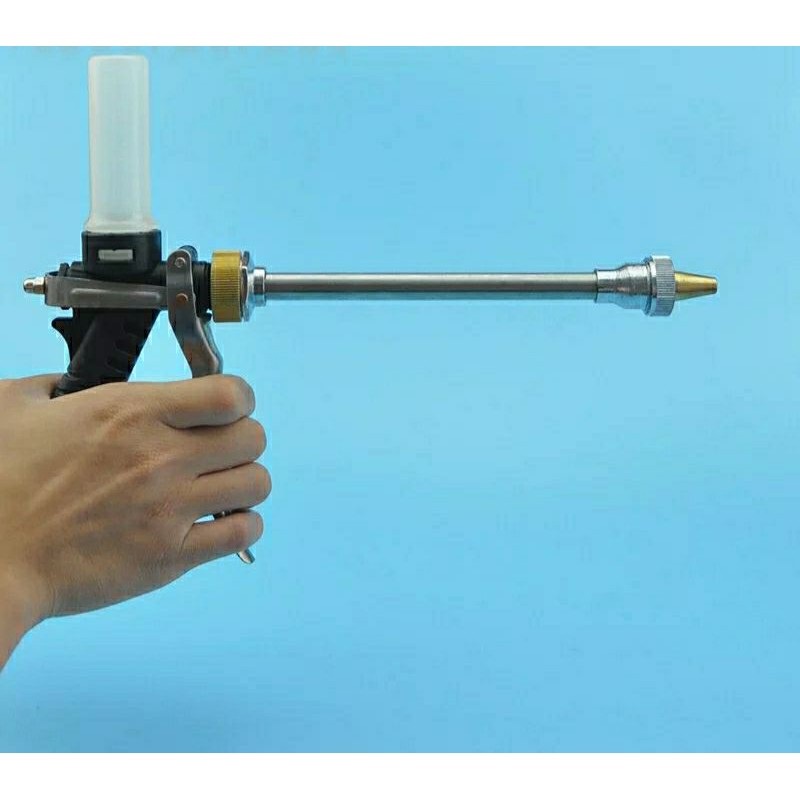 STIK GUN SPRAYER CUCI MOTOR MOBIL  + TABUNG SABUN