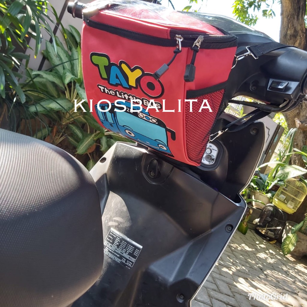 TAS MOTOR ANAK / TAS ANAK MOTIF KARAKTER / TAS JOK BONCENGAN MOTOR