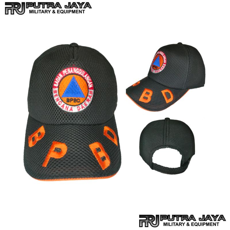 COD ( BAYAR DI TEMPAT) TOPI BPBD HITAM