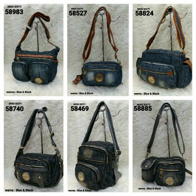 TAS SLEMPANG JEANS MISS SIXTY IMPORT