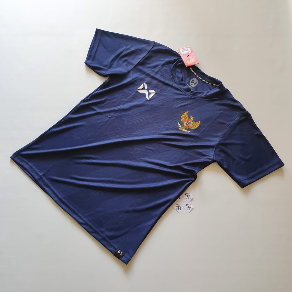 PREMIUM Jersey bola Timnas indonesia training navy dongker latihan