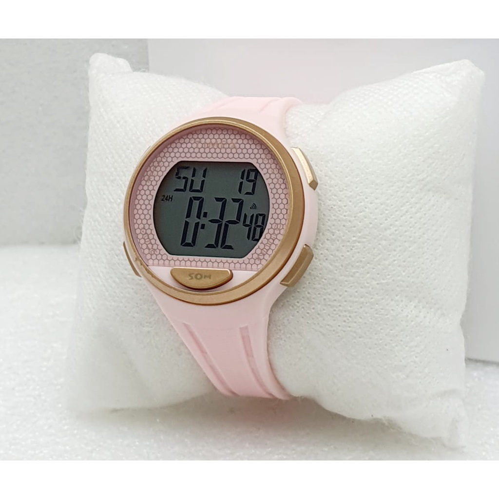 Jam Tangan Wanita C4801T Digital Led Tali Rubber Tanggal Hari Free Box &amp; Baterai