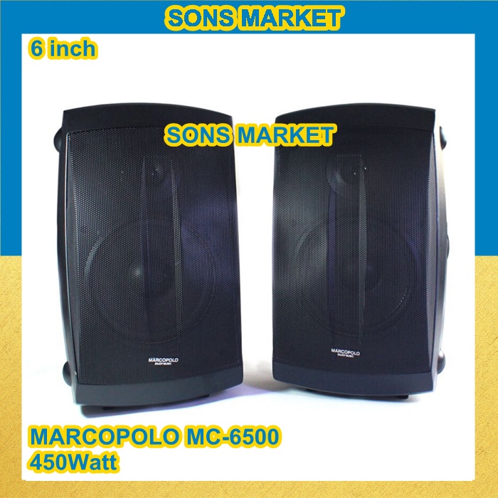 SPEAKER BOX WALL DINDING GANTUNG PASIF MARCOPOLO MC 6500 6.5 inch 6.5" 6.5inch