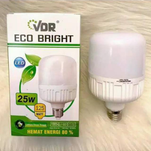 Lampu Bohlam LED VDR Eco Bright 25Watt