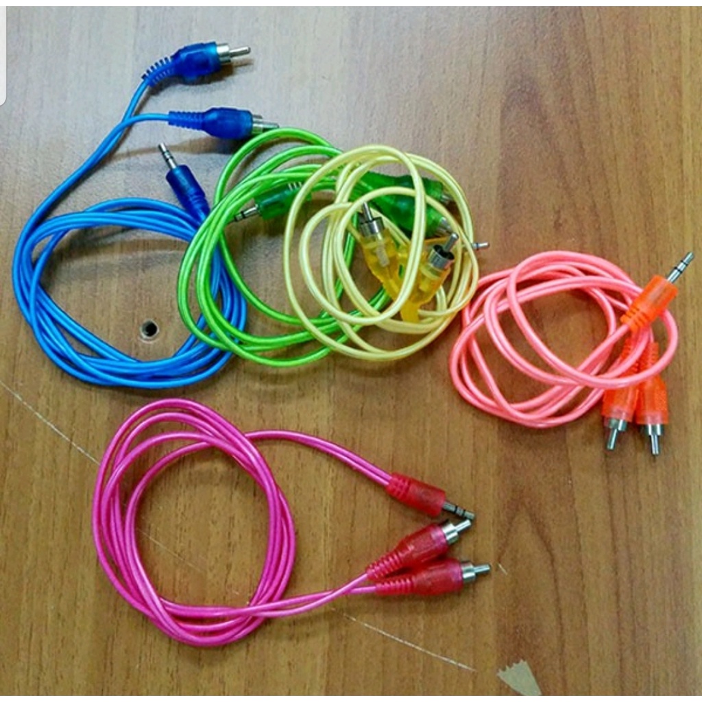 KABEL JACK AUDIO 2 IN 1 - KABEL AUX 2 IN 1 - BENUA DUNIA