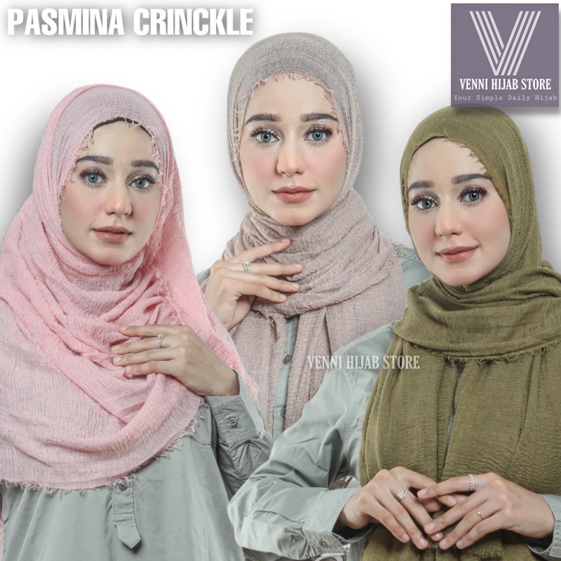 PASMINA CRINKLE LAVANYA AZARA JUMBO XL/STANDART