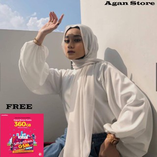 Baju Muslim Wanita Terbaru 2020 Atasan Blouse Lucu ...