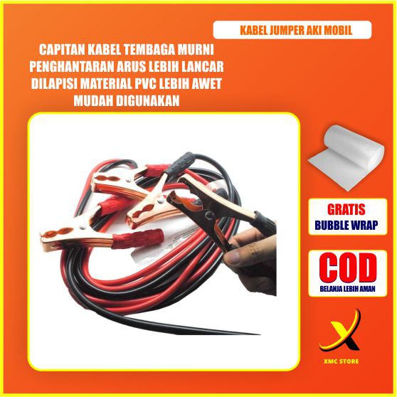 Kabel Jumper Aki Mobil / Jemper Accu / Capitan Kabel