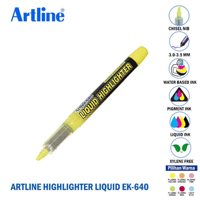 

ARTLINE LIQUID HIGHLIGHTER EK-640 3.0-3.5MM