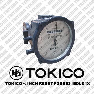 Flow Meter Tokico FGBB631BDL-04X 20mm Reset - Alat Pengukur Debit Air