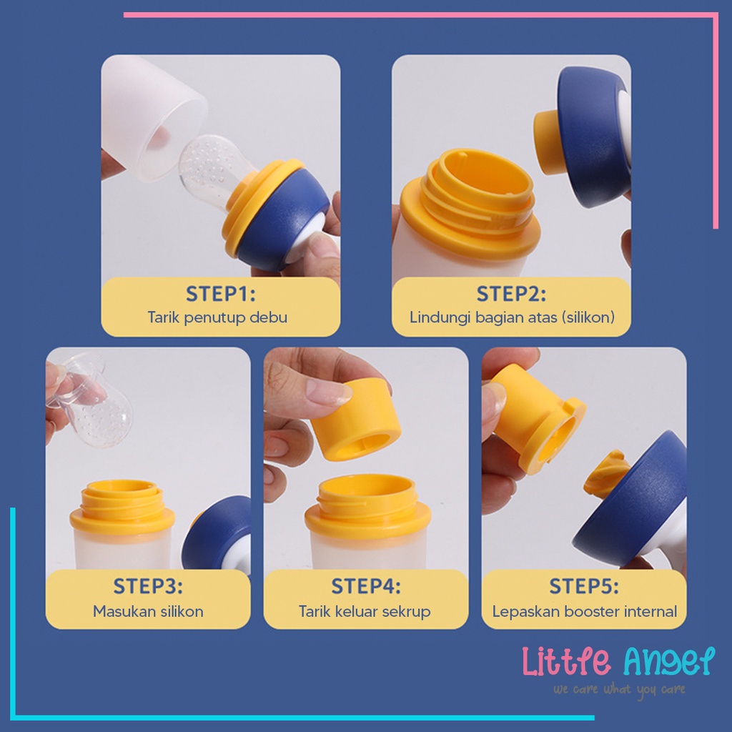 DOT BUAH EMPENG BAYI MPASI Multifungsi Mainan Gigitan Anak Bayi Baby Fruit Feeder Rattle Pacifier Original BPA FREE PREMIUM