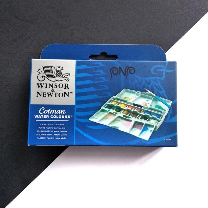 

monggo] Winsor & Newton Cotman Water Colour Sketchers' Pocket Box set of 12