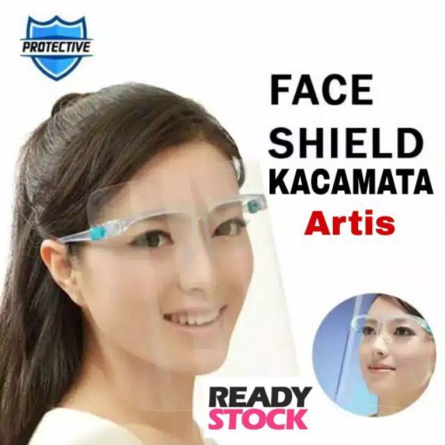 Face shield kacamata pelindung wajah kacamata anti droplet faceshield