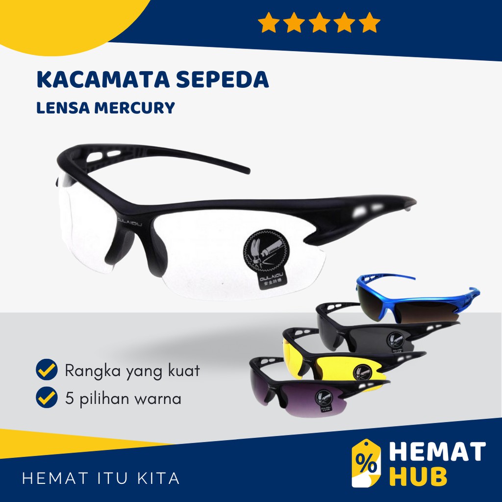 Kacamata Sepeda Polarized Sunglasses Motor Olahraga Ergonomis