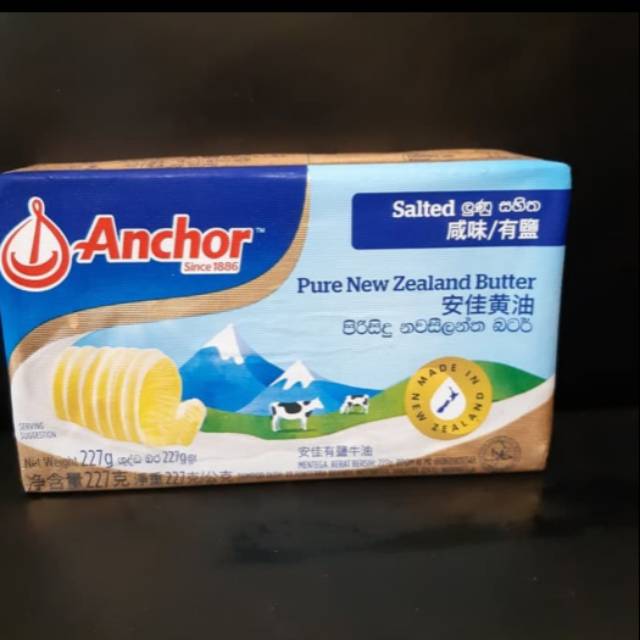 

Anchor butter salted 200gr