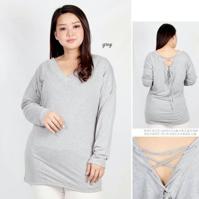 (Ld 106cm) XL XXL SUPER BIG Brie ATASAN BIGSIZE PAKAIAN WANITA ATASAN BIGSIZE