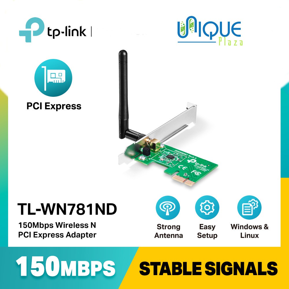 TP-LINK TPLink TL-WN781ND 150Mbps Wireless N PCI Express Adapter