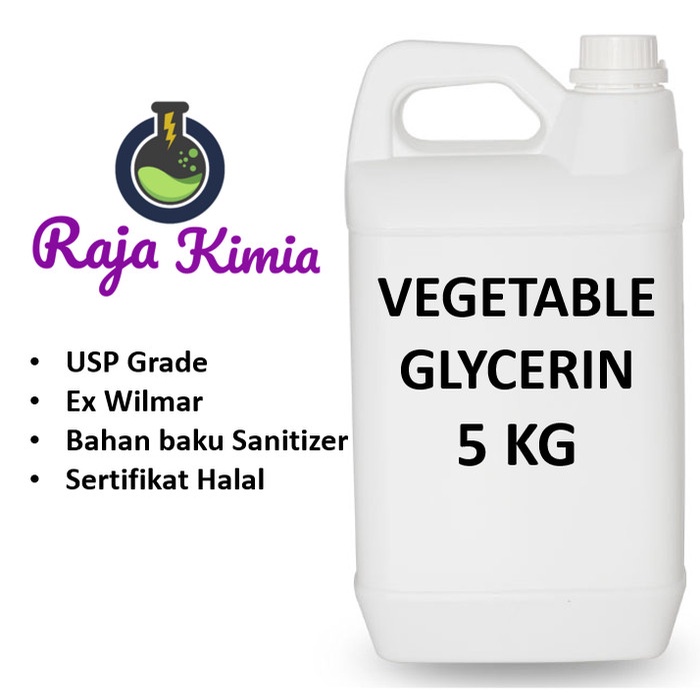 

Vegetable Glycerin / Gliserin / Gliserol Pharmaceutical Grade - 5 KG