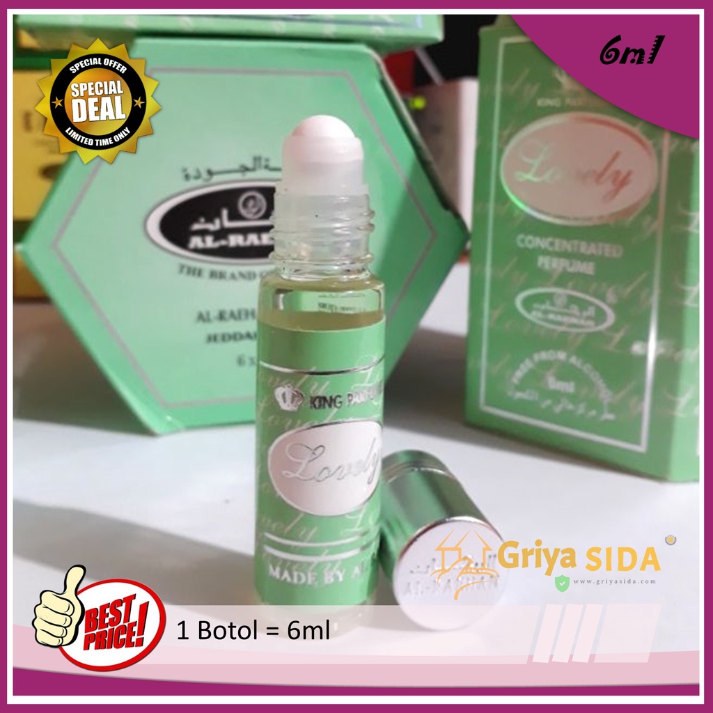 Parfum Lovely 6ml alraehan aroma silver  mirip al rehab parfum Harga grosir PROMO!!