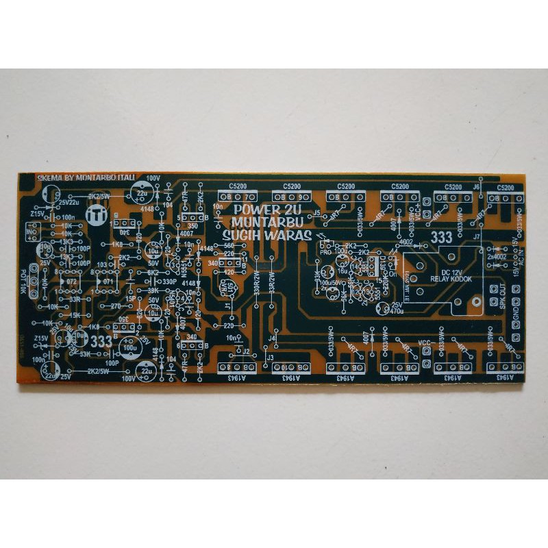 PCB Power Amplifier Montarbo MTBO 2U | Shopee Indonesia