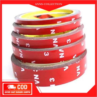 

[ANNS] -JETTING Lakban Selotip Double Tape 3M 1Pcs- JM