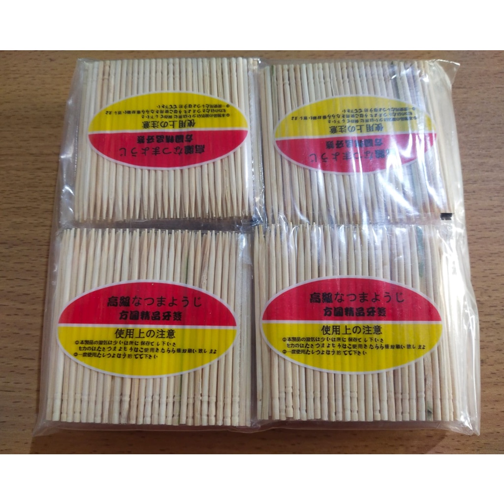 Tusuk Gigi Kayu Refill 1 Pack kecil isi 100 pcs