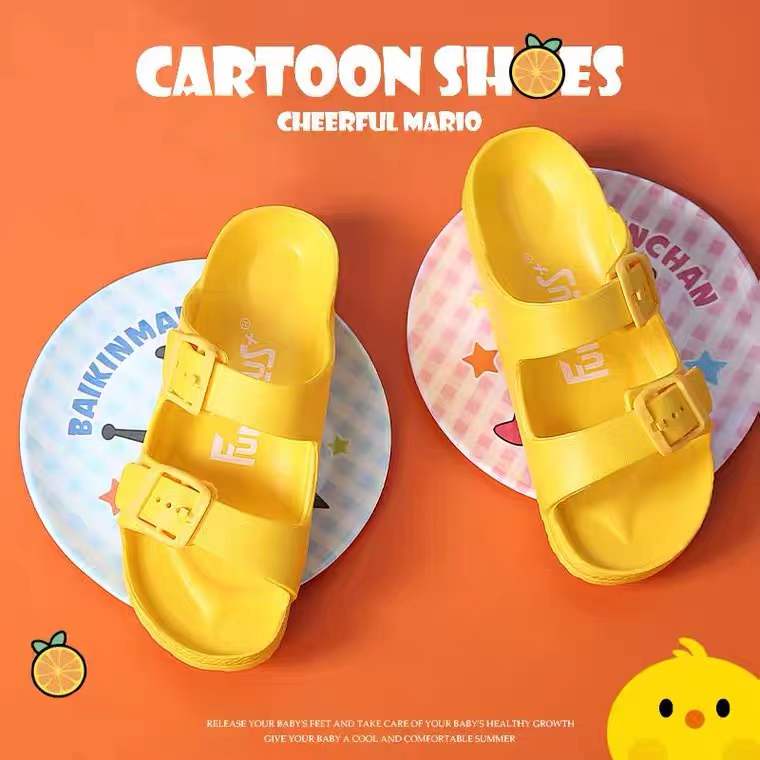 Komin Sandal Anak Laki-Laki Untuk Musim Panas, Antislip Nyaman Dan Empuk Sandal Anak Perempuan  Flexible Dan Nyaman Dipakai