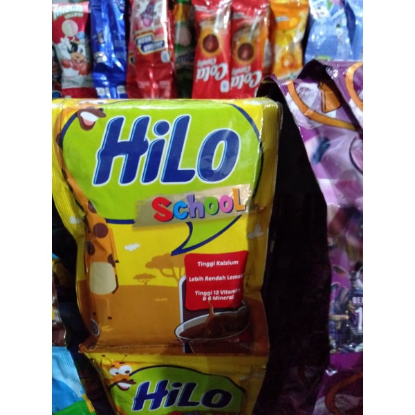 [35 gram x 10] Hilo school rasa coklat