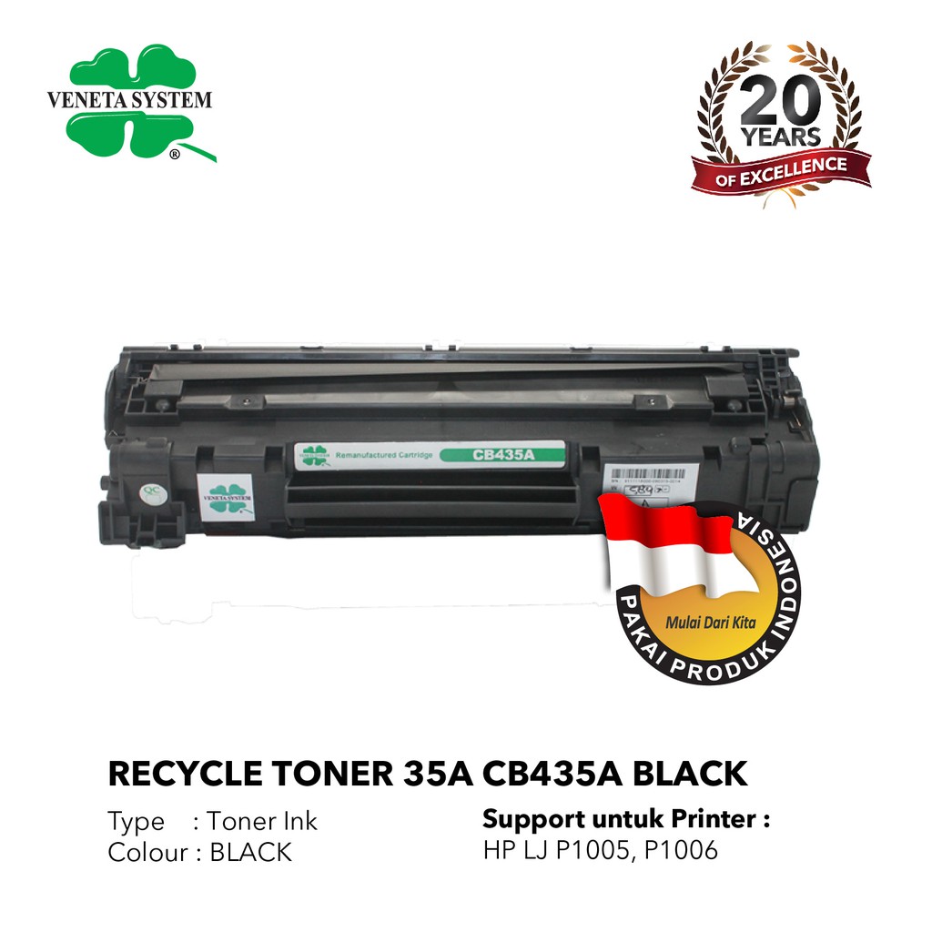 TONER CARTRIDGE HP 35A / CB435A BLACK