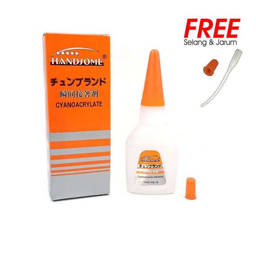 Lem Korea Handsome Cyanoacrylate power glue super lem setan