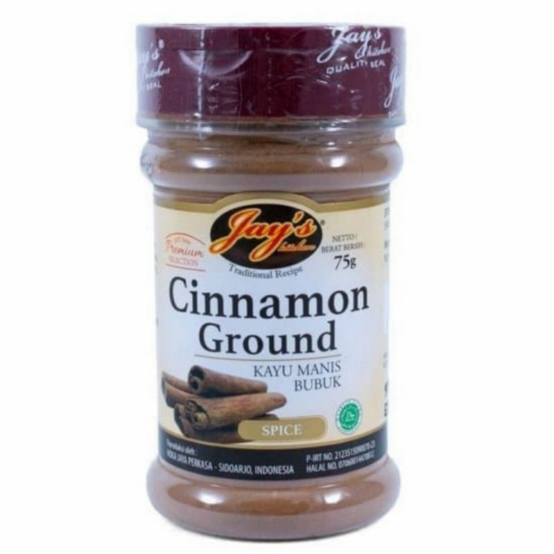 

JAYS KITCHEN Cinnamon Ground 75 gr/kayu manis bubuk
