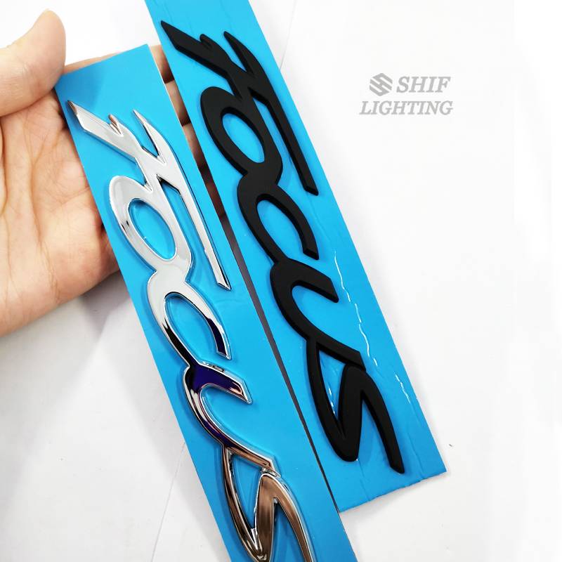 1pc Stiker Emblem Tulisan Focus Bahan Abs Untuk Bagasi Mobil Ford