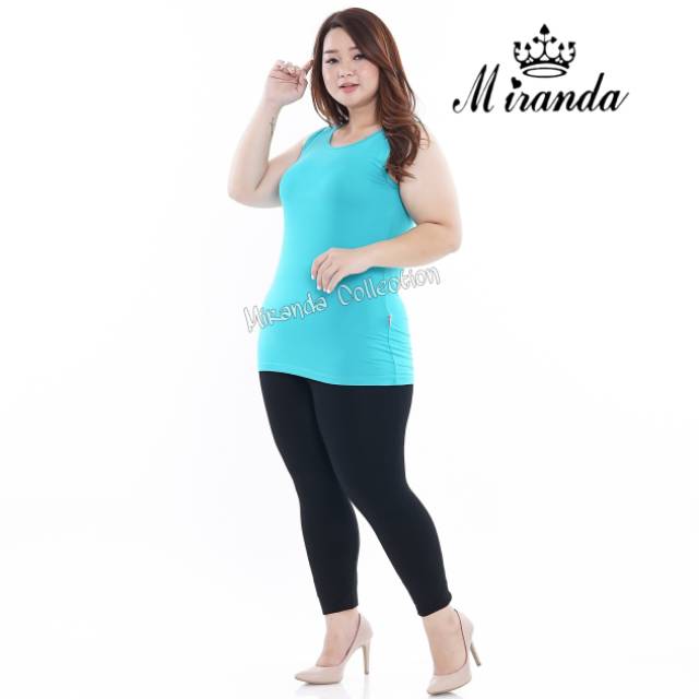 Tanktop Miranda Tali Lebar / Tank Top Miranda / Singlet Wanita Jumbo (XXL) Bahan Rayon Grade A-5