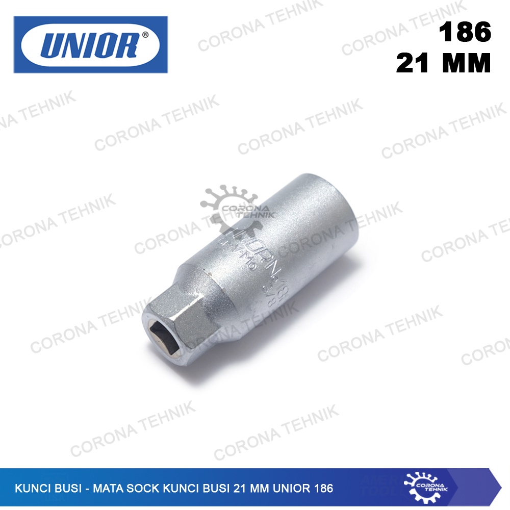 UNIOR 186 - Sale - Kunci Busi - Mata Sock Kunci Busi 21 mm