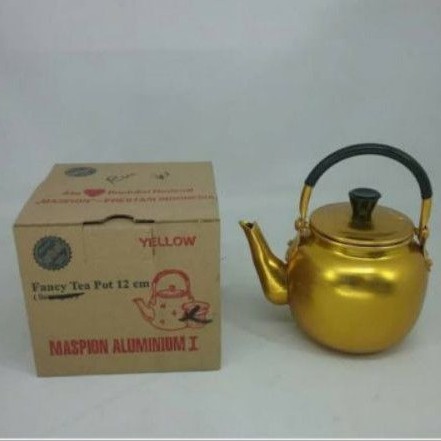 Maspion teko fancy kuning 12cm 1 liter