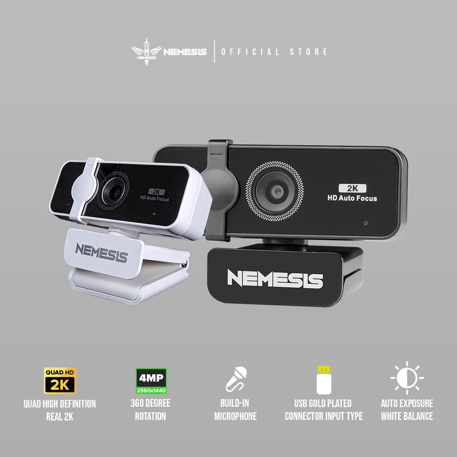 NYK A-95|A95 ALBATROS WEBCAM QHD 2K Resolution Auto Focus Built-in Microphone