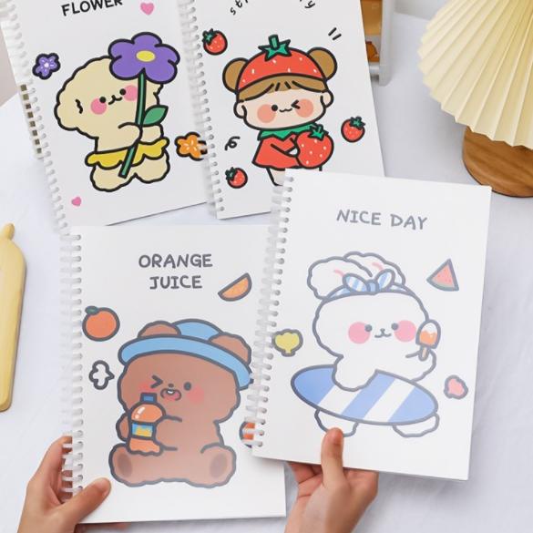 

Miliki - J2 - Buku diary kotak kecil B5 cute animal ✔