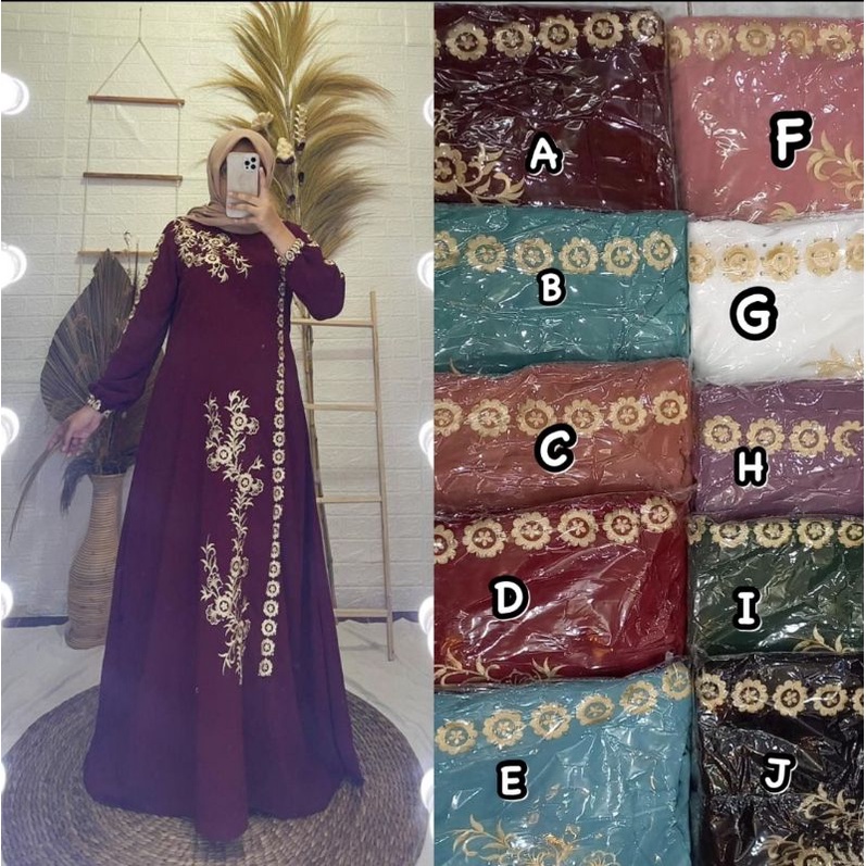 GAMIS CERUTY BORDIR IMPORT PREMIUM. GAMIS SERUTY BORDIR IMPORT PREMIUM. GAMIS SERUTI BORDIR IMPORT P