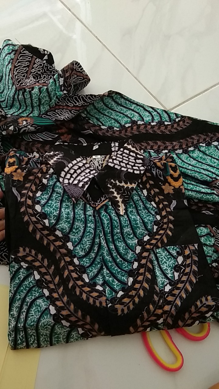 Batikcouple Keluarga Sania Ruffle Ori Ndoro Jowi Dnt Batik Couple Keluarga Motif Sakura Merah