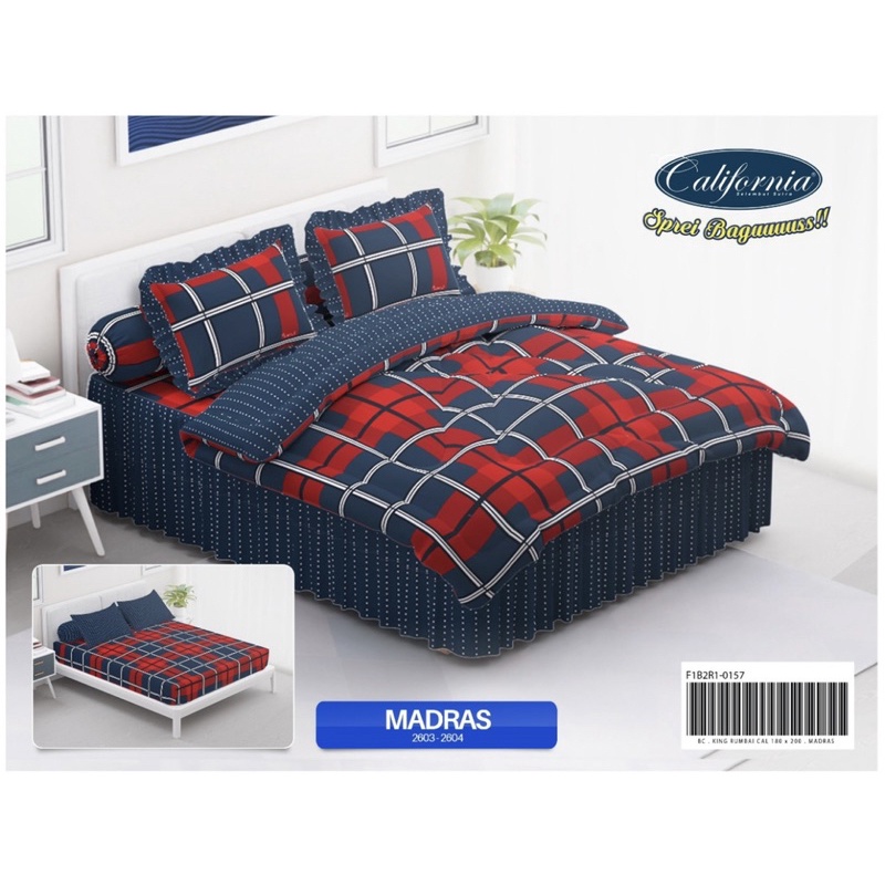 Sprei California 160x200/180x200