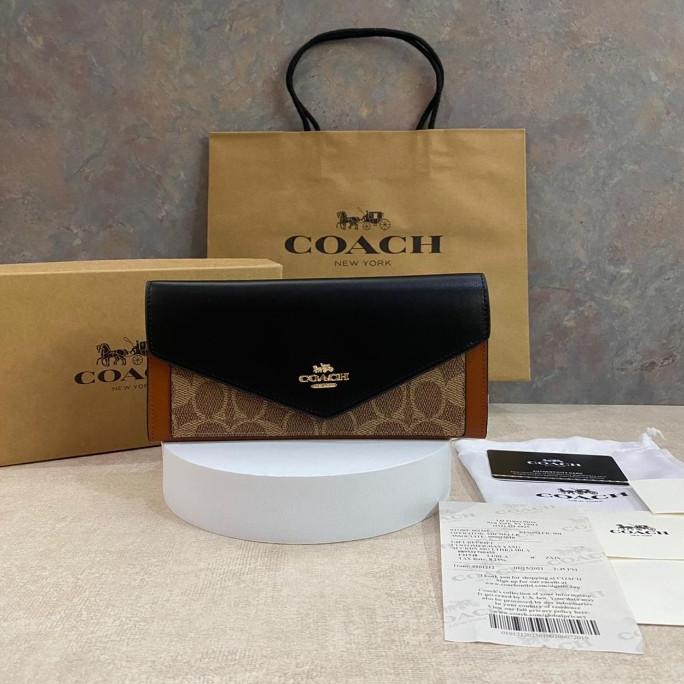 Coach Woman Envelope Long Wallet Original