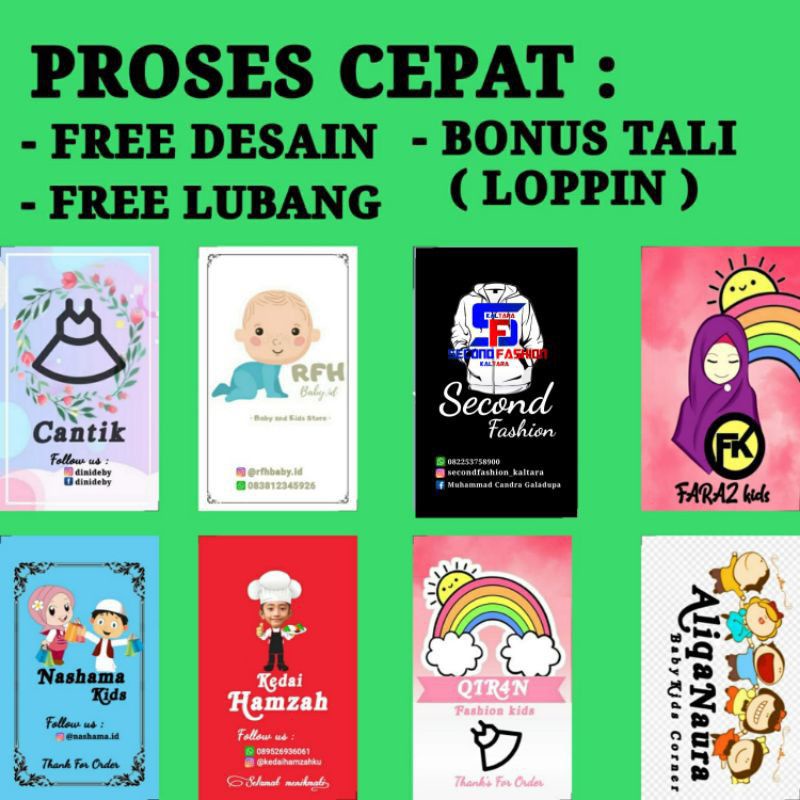 

Hangtag custom Hangtag murah Hangtag hijab Hangtag baju