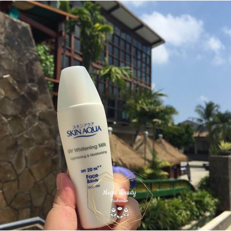 Jual Skin Aqua UV Whitening Milk Spf 20 PA++ 40g (40 gram) Indonesia