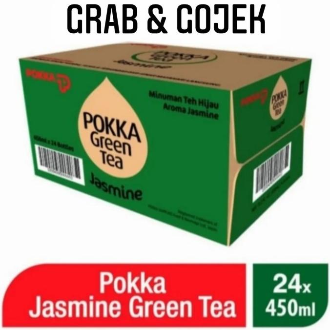 

[ COD ] Pokka Jasmine Green Tea - 450 ML ( 1 Ctn - 24 Btl ) TERMURAH Kode 361