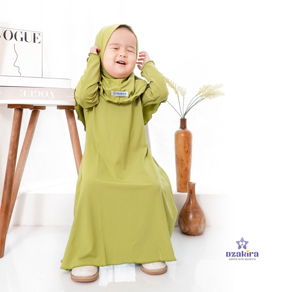 GAMIS BAYI LUCU KIA DAILY ORIGINAL BY DZAKIRA BAHAN JERSEY ITW PREMIUM WARNA  AVOCADO